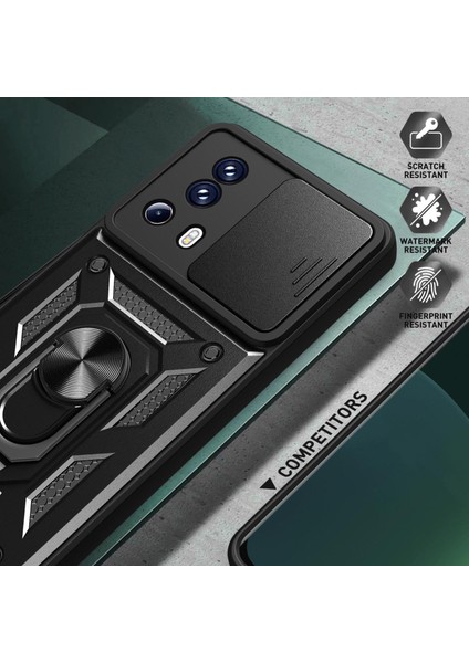Xiaomi 13 Lite/civi 2 5g Kickstand Pc+Tpu Telefon Kılıfı Slayt Kamera Lens Koruma Telefon Kapak Yeşil (Yurt Dışından) indirimleri