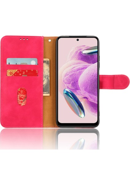 Xiaomi Için Redmi Note 12S 4g Pu Deri Cüzdan Flip Cover Cilt Touch Stand Telefon Vaka Rose (Yurt Dışından) fiyatları