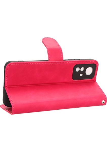 Xiaomi Için Redmi Note 12S 4g Pu Deri Cüzdan Flip Cover Cilt Touch Stand Telefon Vaka Rose (Yurt Dışından) modelleri