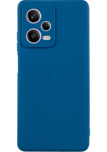 Xiaomi Redmi Için Note 12 Pro 5g Düz Kenar Tasarım Telefon Kılıfı Yumuşak Tpu Hassas Kesim Anti-Çizelge Kapak Sapfire (Yurt Dışından)