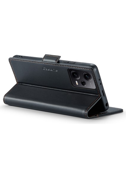 Xiaomi Poco X5 Pro 5g/redmi Için Note 12 Pro Hız 5g/not 12 Pro 5g Rfıd Engelleme Cüzdan Kılıf Deri Deri Flip Stand Telefon Kapak Black (Yurt Dışından) modelleri