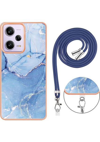 Xiaomi Redmi Için Mermer Desen Telefon Kılıfı Not 12 Pro 5g/not 12 Pro Speed ​​5g/poco X5 Pro 5g, 2.0mm Tpu Imd Kapak Kradard-Rose (Yurt Dışından) fırsatları