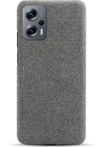 Xiaomi Redmi Için Not 11T Pro 5g/not 11T Pro+ 5g/not 12T Pro 5g/poco X4 Gt 5g/redmı K50I 5g Telefon Kılıfı Düz ​​renk Dayanıklı Bez Kumaş Bırak-Frop Telefon Kapak Gre (Yurt Dışından)