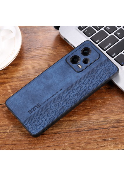 Xiaomi Redmi Için Note 12 Pro 5g Pu Deri Stand Cüzdan Kapağı Strap Baskalı Desen Telefon Kılıfı Anti-Collision Pu Deri Kaplamalı Tpu Kapak Mavisi (Yurt Dışından) modelleri