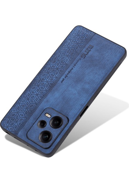 Xiaomi Redmi Için Note 12 Pro 5g Pu Deri Stand Cüzdan Kapağı Strap Baskalı Desen Telefon Kılıfı Anti-Collision Pu Deri Kaplamalı Tpu Kapak Mavisi (Yurt Dışından) indirimleri