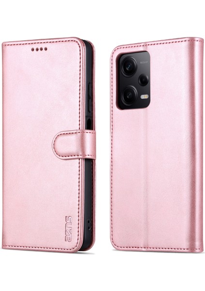 Xiaomi Redmi Için Note 12 Pro 5g/note 12 Pro Speed ​​5g/poco X5 Pro 5g Telefon Kılıfı Pu Deri Cüzdan Stand Flip Folio Koruyucu Kapak Golü Altın (Yurt Dışından)