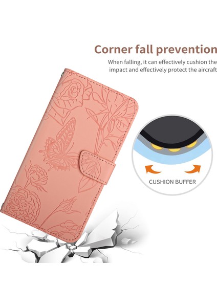 HT03 Xiaomi Için Telefon Kılıfı 13 Ultra Pu Deri Stand Cüzdan Kelebek Çiçekleri Strap-Pink ile Baskılı Kapak (Yurt Dışından) indirimleri