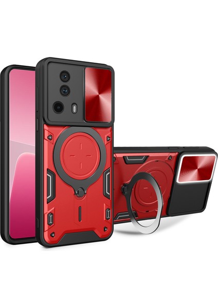 Xiaomi 13 Lite/civi 2 5g Pc+Tpu Slayt Kameralı Kapak Halkası ile Şok Geçirmez Kapak (Yurt Dışından)
