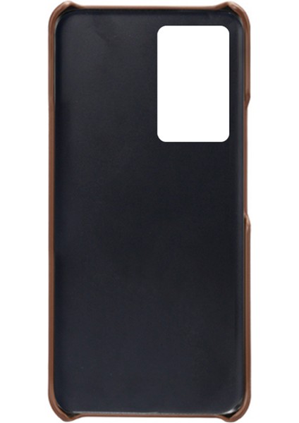 Xiaomi Poco F5 Pro 5g/redmi K60 Pro 5G/K60 5g Pu Deri Kaplamalı Pc Telefon Kasası Buzağı Dokusu Şok Geçirmez Kapak Kahverengi (Yurt Dışından) fırsatları
