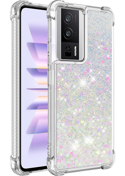 Xiaomi Poco F5 Pro 5g/redmi K60 5G/K60 Pro 5g, Yumuşak Tpu Koruyucu Telefon Kapak Lazer/kalpler (Yurt Dışından) modelleri