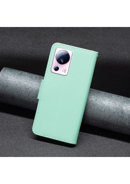 Xiaomi 13 Lite/civi Için 2 5g Pu Deri Cüzdan Kapağı Litchi Doku Stand Telefon Kılıfı Strap-Green (Yurt Dışından) indirimleri
