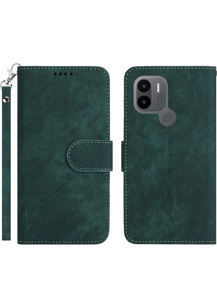 Xiaomi Için Redmi A1+ 4g/a2+ 4g/poco C50 4g Cüzdan Telefon Kılıfı Stripe Desen Anti-Drop Folio Kapak Manyetik Toka Pu Deri Stand Kabuğu (Yurt Dışından)