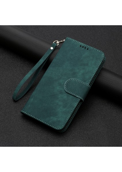 Xiaomi Için Redmi A1+ 4g/a2+ 4g/poco C50 4g Cüzdan Telefon Kılıfı Stripe Desen Anti-Drop Folio Kapak Manyetik Toka Pu Deri Stand Kabuğu (Yurt Dışından)