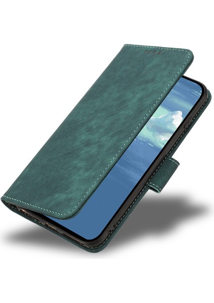 Xiaomi Için Redmi A1+ 4g/a2+ 4g/poco C50 4g Cüzdan Telefon Kılıfı Stripe Desen Anti-Drop Folio Kapak Manyetik Toka Pu Deri Stand Kabuğu (Yurt Dışından)