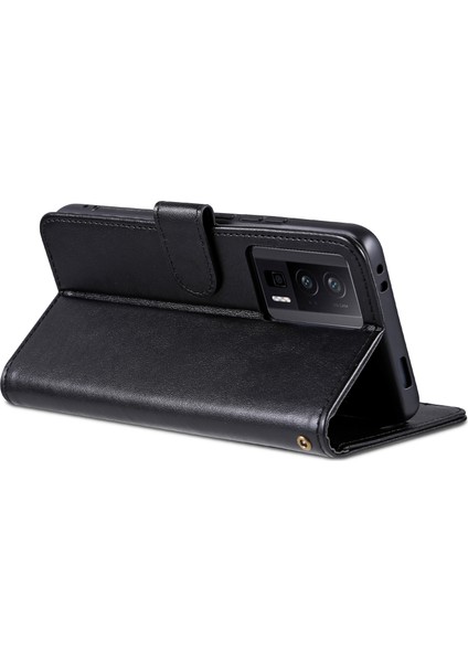 Xiaomi Poco F5 Pro 5g/redmi K60 Pro 5G/K60 5g Stand Cüzdan Koruyucu Telefon Kapağı Black Için Telefon Deri Kılıfı (Yurt Dışından) fırsatları