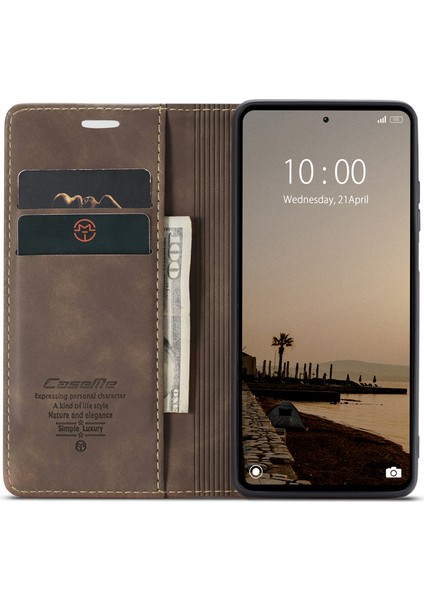 Xiaomi Için Redmi Note 12 4g Pu Deri Telefon Stand Vakası Önleme Önleyici Cüzdan Kapak Kavurosu (Yurt Dışından)