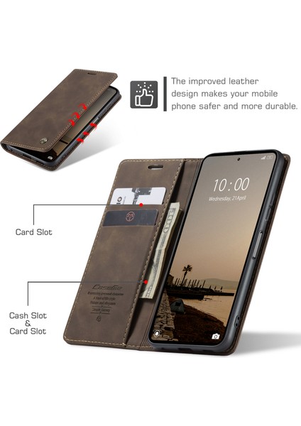 Xiaomi Için Redmi Note 12 4g Pu Deri Telefon Stand Vakası Önleme Önleyici Cüzdan Kapak Kavurosu (Yurt Dışından)