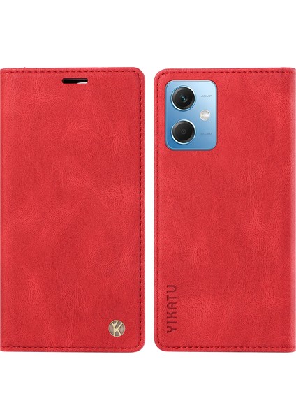 Xiaomi Redmi Için Note 12 5g (Çin)/(Hindistan)/(Global)/poco X5 5g Cilt Touch Deri Stand Kapağı Cüzdan Telefon Kılıfı (Yurt Dışından)