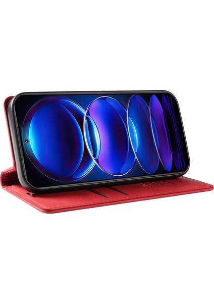 Xiaomi Redmi Için Note 12 5g (Çin)/(Hindistan)/(Global)/poco X5 5g Cilt Touch Deri Stand Kapağı Cüzdan Telefon Kılıfı (Yurt Dışından) modelleri