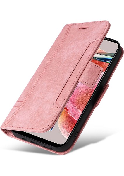 Xiaomi Redmi Için Şok Geçirmez Kılıf Not 12 4g Anti-Drop Pu Deri Telefon Kapak Pembe (Yurt Dışından) indirimleri