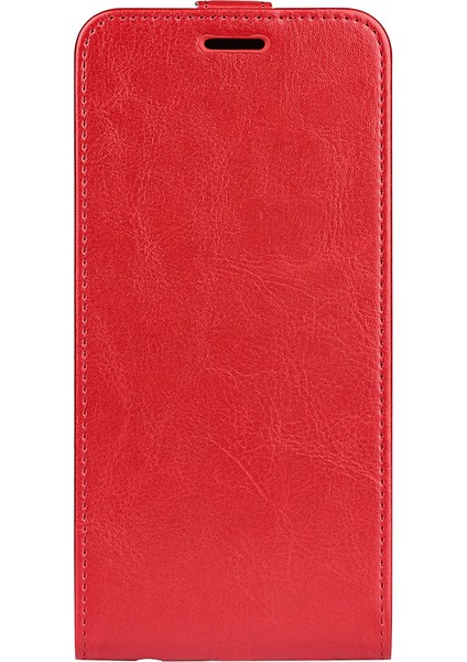 Xiaomi Redmi Için Note 12 Pro 5g/note 12 Pro Speed ​​5g/poco X5 Pro 5g Dikey Flip Pu Deri Çılgın At Doku Kart Tutucu Kasa-Kırmızı (Yurt Dışından) fiyatları