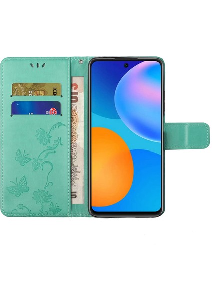 Xiaomi Redmi Için Deri Telefon Kılıfı Not 12S 4g Kelebek Çiçek (Yurt Dışından)