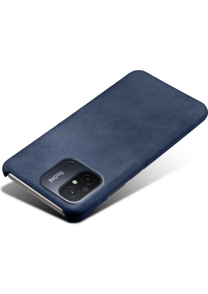 Xiaomi Redmi Için 12C 4g Buzağı Dokusu Telefon Kılıfı Deri Kaplamalı Pc Şok Geçirmez Kapak Mavisi (Yurt Dışından) modelleri