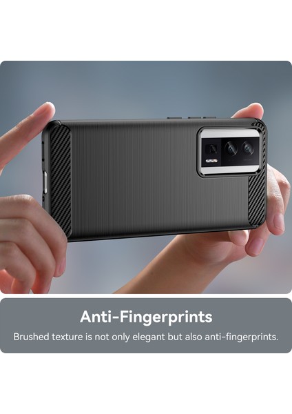 Xiaomi Poco F5 Pro 5g/redmi K60 Pro 5G/K60 5g Karbon Fiber Doku Yumuşak Tpu Fırçalanmış Yüzey Koruyucu Kapak-Siyah (Yurt Dışından) indirimleri