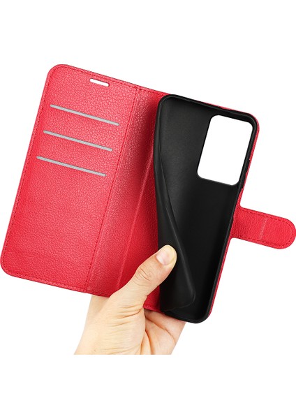 Xiaomi Için Pu Deri Kabuk 13 Lite/civi 2 5g Litchi Doku Telefon Kılıf Cüzdan Stand Flip Cover-Red (Yurt Dışından) indirimleri