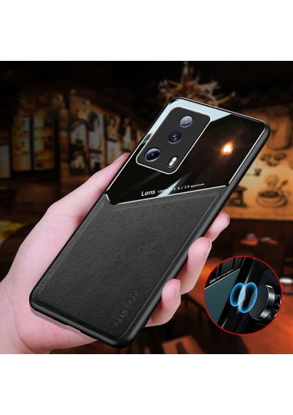 Xiaomi 13 Lite/civi 2 5g Anti-Fall Kapak Pu Deri Kaplamalı Tpu+Pc Telefon Kılıfı (Yurt Dışından) indirimleri