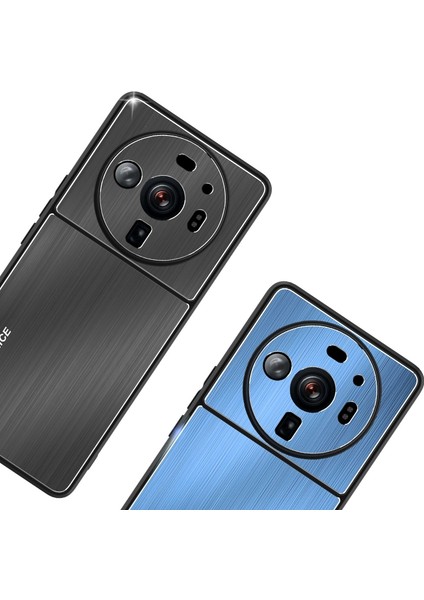 Xiaomi 12S Ultra 5g Fırçalanmış Telefon Kasası Tpu+Alüminyum Alaşımlı Geri Telefon Kabuğu Kapak-Siyah (Yurt Dışından) indirimleri