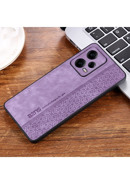 Xiaomi Redmi Için Telefon Kılıfı Not 12 Turbo/poco F5 5g, Pu Deri+Tpu Baskılı Telefon Kapak Morası (Yurt Dışından) indirimleri