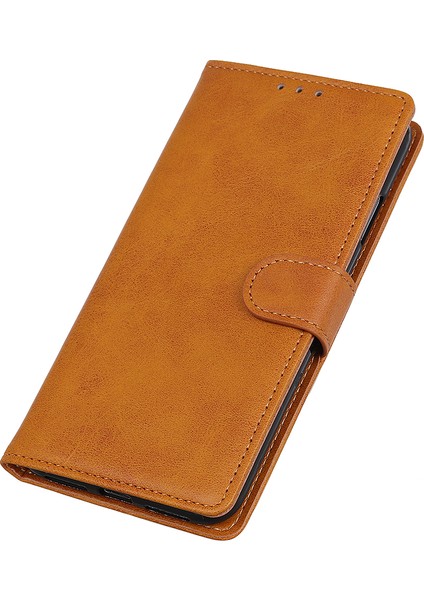 Xiaomi 13 Ultra Için Pu Deri Telefon Kılıfı, Cüzdan Stand-Brown ile Cowhide Doku Telefon Kapağı (Yurt Dışından) fırsatları