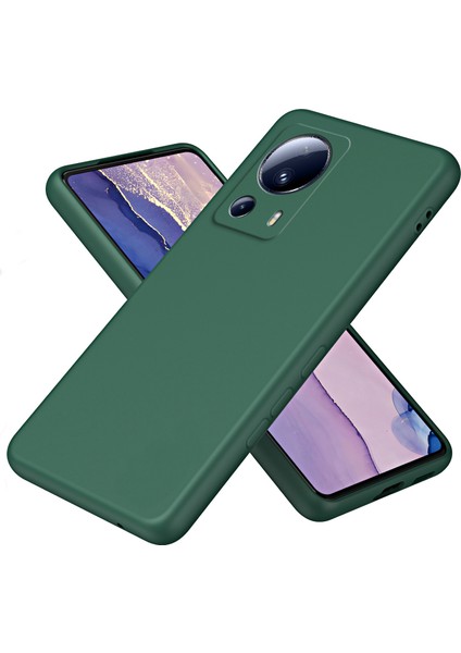 Xiaomi 13 Lite/civi 2 5g 2.2mm Tpu Telefon Kılıfı Lif Astarı Ka Anti-Drop Telefon Kapak Yeşili (Yurt Dışından)
