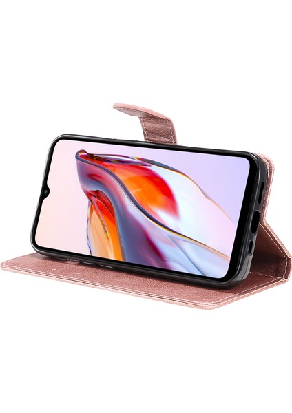 Xiaomi Redmi Için 12C 4G/11A 4g Pu Deri Telefon Kılıfı Flip Stand Seyir Renk Cüzdan Kapak Golü Altın (Yurt Dışından) indirimleri