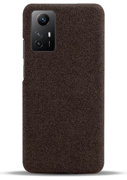 Xiaomi Için Redmi Note 12S 4g Kumaş+Sert Pc Telefon Kapağı Damla Geçirmez Koruyucu Vaka-Kahverengi (Yurt Dışından) fiyatları