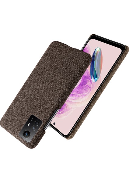 Xiaomi Için Redmi Note 12S 4g Kumaş+Sert Pc Telefon Kapağı Damla Geçirmez Koruyucu Vaka-Kahverengi (Yurt Dışından) indirimleri