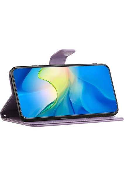 Xiaomi Redmi Için Telefon Kılıfı Not 12 5g (Global)/(Hindistan)/(Çin)/poco X5 5g, Anti-Drop Pu Deri Telefon Kapak Stand Stand Cüzdanı (Yurt Dışından)