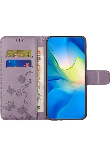 Xiaomi Redmi Için Telefon Kılıfı Not 12 5g (Global)/(Hindistan)/(Çin)/poco X5 5g, Anti-Drop Pu Deri Telefon Kapak Stand Stand Cüzdanı (Yurt Dışından)