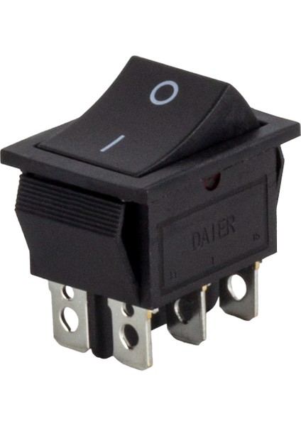 Geniş Işiksiz 6p On-Off Anahtar (IC-107) Byr