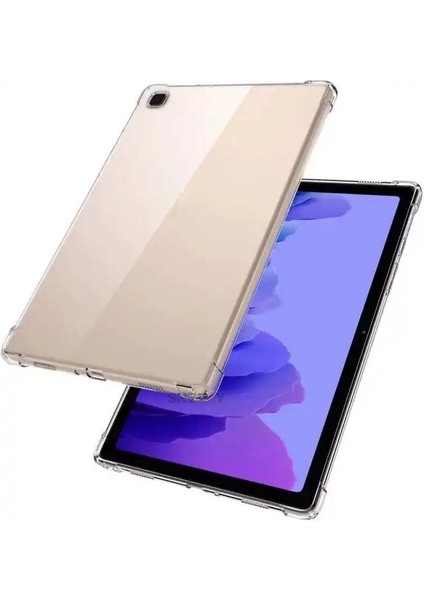 Samsung Tab A8 T290 8.7 Inç Kılıf Shockarmor Clear Köşe Korumalı Şeffaf Tablet Kılıfı