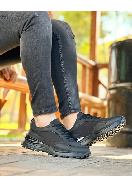 BLACK MONSAR 0377 HAKİKİ DERİ ERKEK SNEAKER SİYAH indirimleri