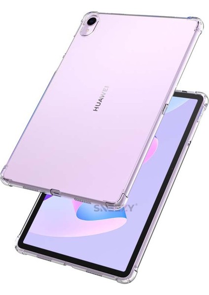 Huawei Matepad 11.5 Inç Kılıf Shockarmor Clear Köşe Korumalı Şeffaf Tablet Kılıfı