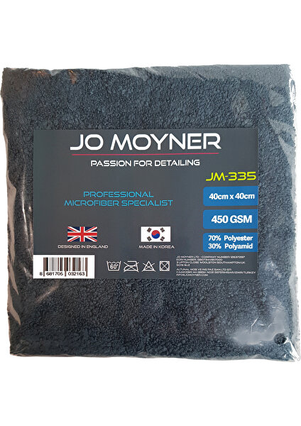 Jo Moyner Lazer Kesim Cila & Wax & Seramik Silme Bezi Parlatma Bezi 450 Gsm 40X40 cm JM-335