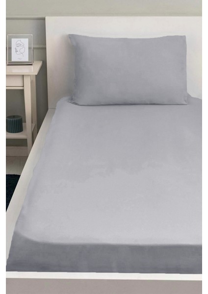 120LIK Yataklar Için Lastikli Kumaş Çarşaf + 1 Yastık Kılıfı