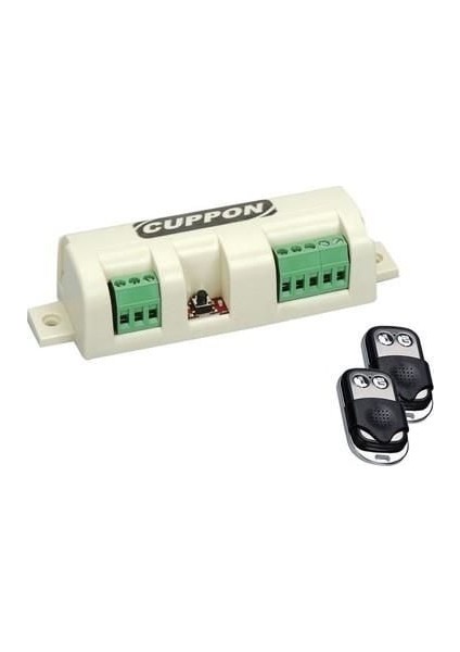 Garaj & Kepenk & Panjur Alici Kumanda Sistemi 220 Volt 2 Kumandali Cuppon Sn-32 Byr [byrtek]