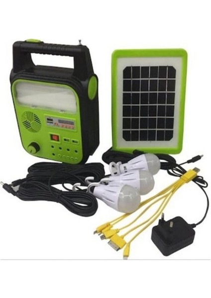 GS-902P Güneş Enerjili Solar Aydınlatma Sistemi Byr [byrtek]