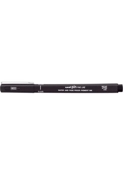 Uniball Pin 0.05 Fine Line Akrilik Uçlu Kalem Siyah 3 Adet