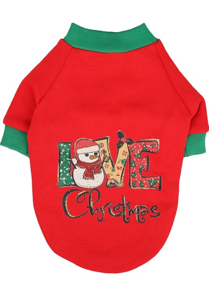 Kırmızı Pet Kıyafet Snow Kedi & Köpek Sweatshirt fiyatları