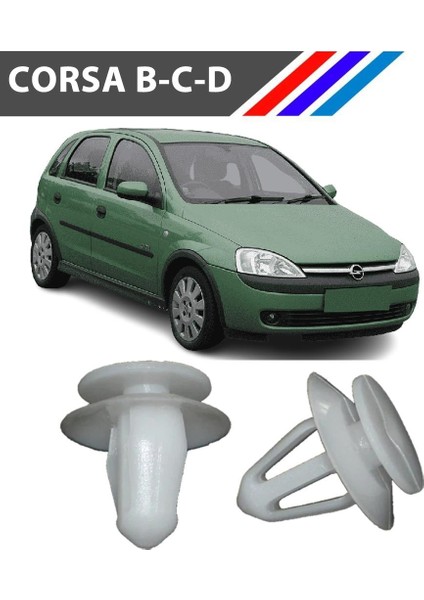 Nvr- Corsa B-C-D Kapı Döşeme Klipsi 50 Adetli Paket 90321122